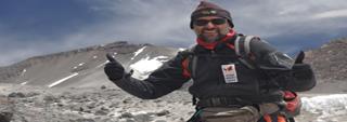 Juan García Arriaza ascenderá al Sajama, el pico más alto de Bolivia