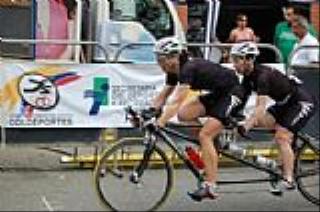 Vicente Mut y Patricia Navarro, campeones de la Vuelta a Madrid en Tándem