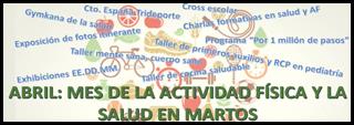 Ayuntamiento de Martos promueve buenos hábitos en el mes de abril