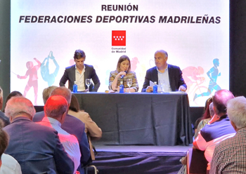 Reunión de la Comunidad Madrid con las federaciones deportivas 