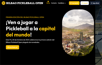 El Bilbao Pickleball Open estrena su página web y abre inscripciones