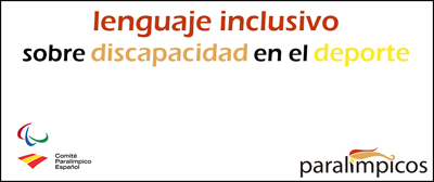 Documento sobre lenguaje inclusivo acerca discapacidad en el deporte