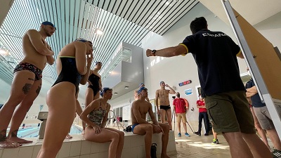 La selección española de natación entrena en Universidad de Granada