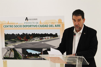 Alcalá presentó el proyecto del centro deportivo Ciudad del Aire