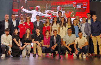 La Comunidad de Madrid celebró los éxitos de los esgrimistas madrileños
