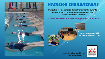 Alcalá de Henares mantiene la clase de natación para embarazadas